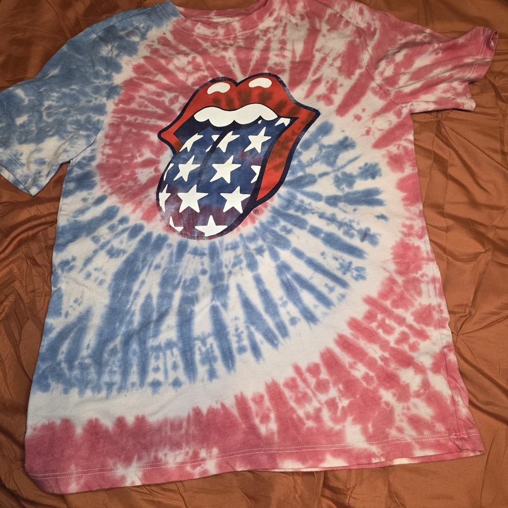 Title
Rolling Stones Tie Dye Tongue Logo Graphic Tee XXL